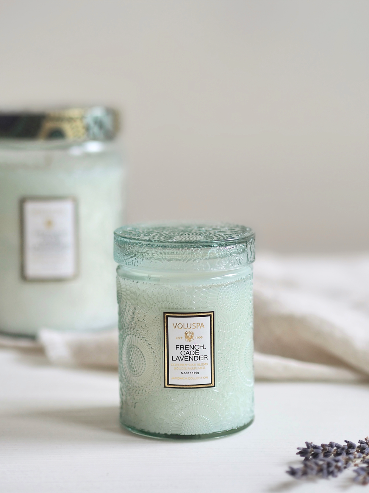 French Cade Lavender Small Jar Candle - The Cross Decor & Design