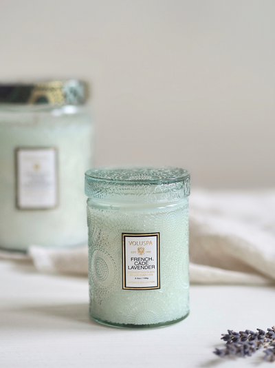 French Cade Lavender Small Jar Candle - The Cross Decor & Design