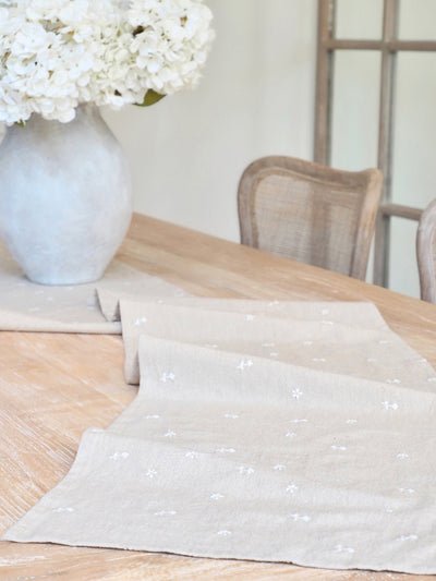 Embroidered Table Runner - The Cross Decor & Design