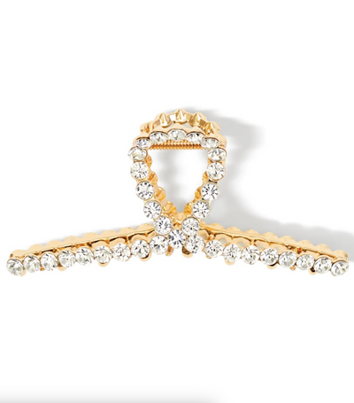 Rhinestone Loop Claw Clip - The Cross Decor & Design