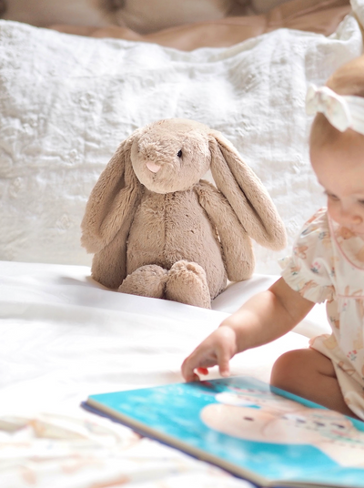Bashful Beige Bunny | Medium - The Cross Decor & Design