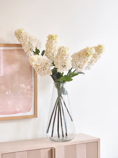 Faux Hydrangea Paniculata Stem