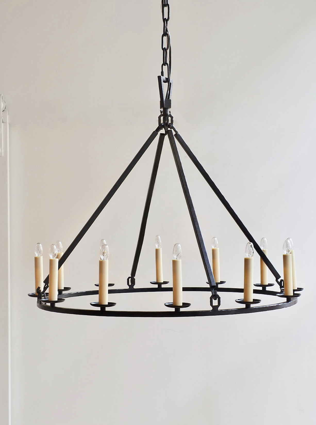 Darlana Aged Iron Chandelier