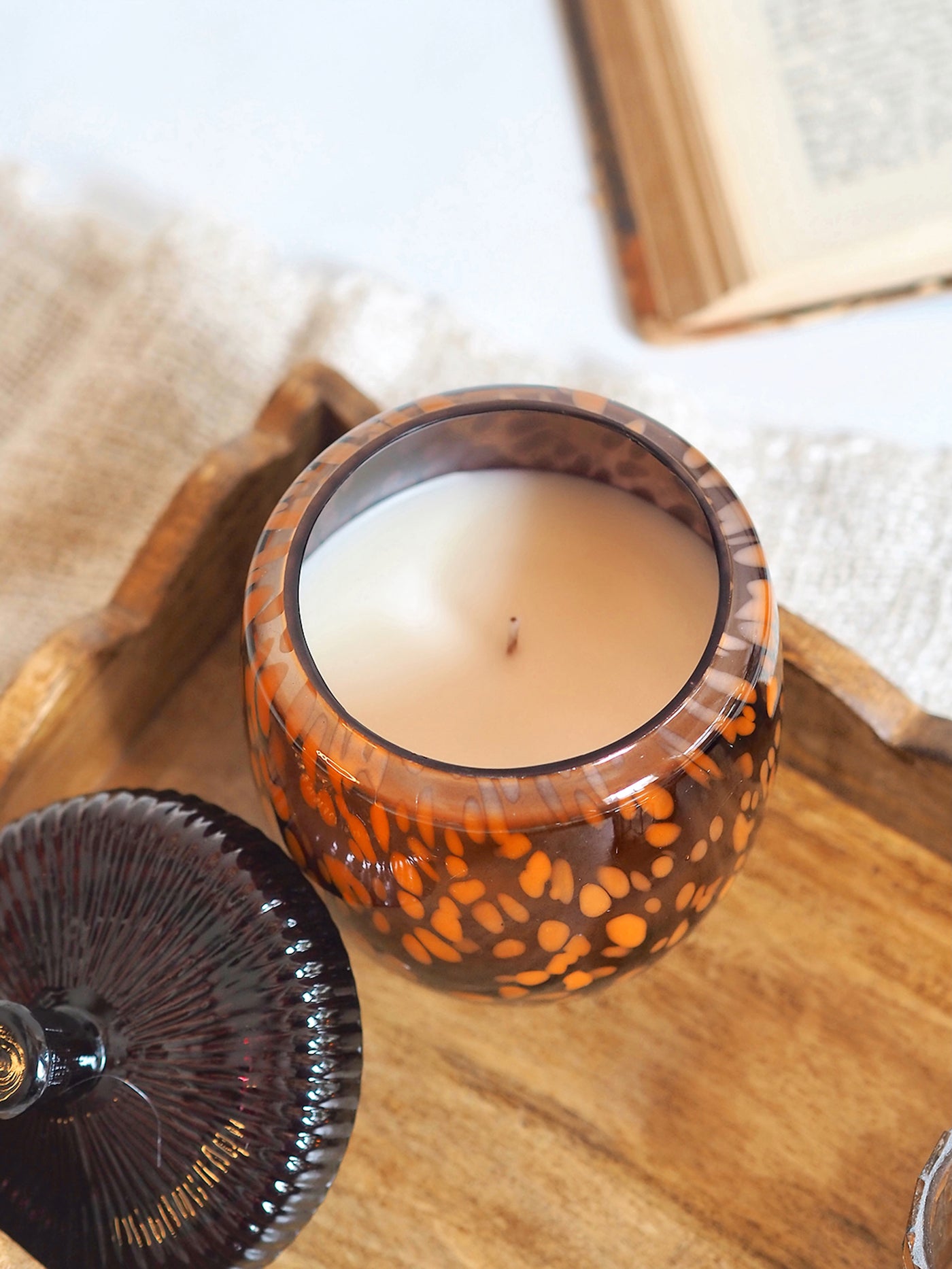 Midnight Pumpkin Acorn Candle