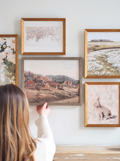 The Old Farm Framed Canvas Print | 11x14 - The Cross Decor & Design
