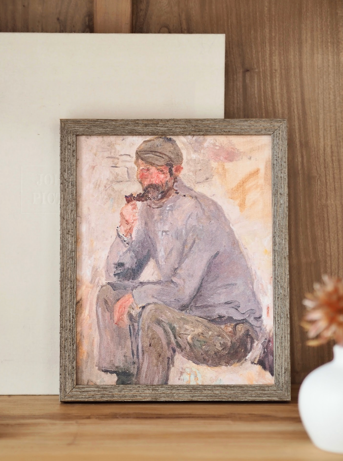 Fisherman Portrait Framed Canvas Print | 8x10 - The Cross Decor & Design
