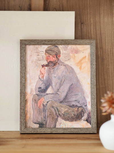 Fisherman Portrait Framed Canvas Print | 8x10 - The Cross Decor & Design