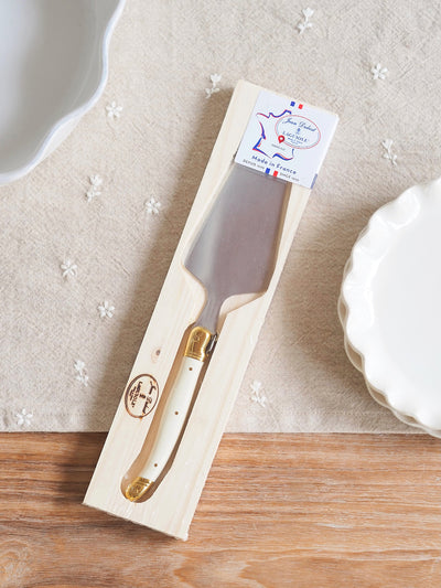 Jean Dubost Ivory Pie Server - The Cross Decor & Design