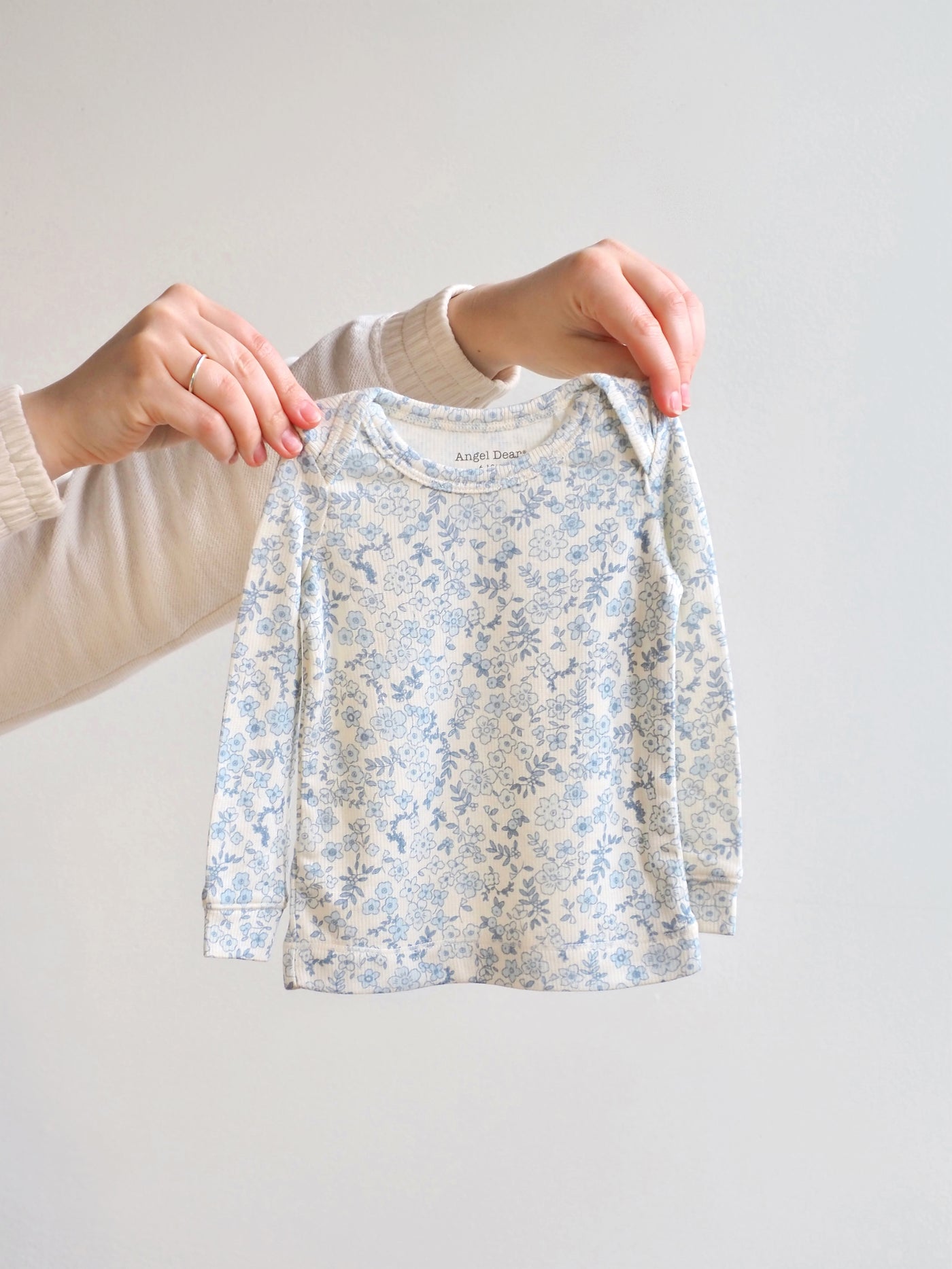 Blue Calico Floral Lounge Wear Set - The Cross Decor & Design