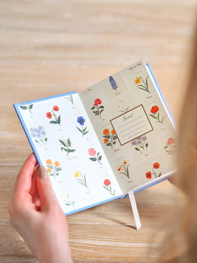 Birth Month Mini Embroidered Journals - The Cross Decor & Design