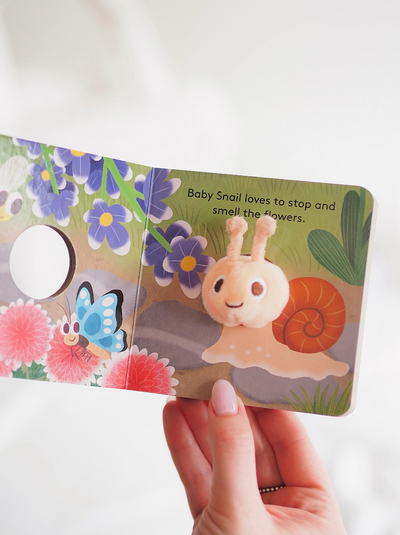 Baby Snail Finger Puppet Book - The Cross Decor & Design
