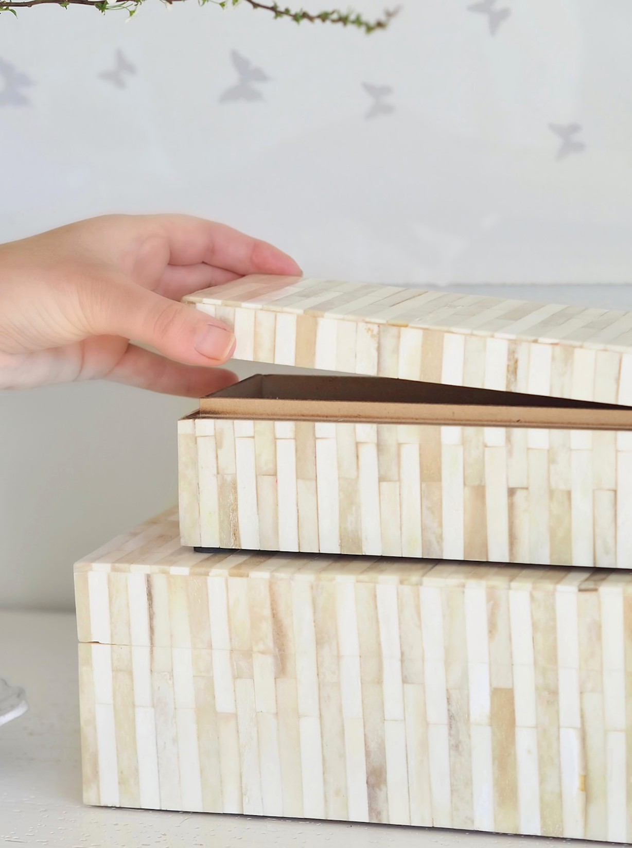 Lara Bone Box - The Cross Decor & Design