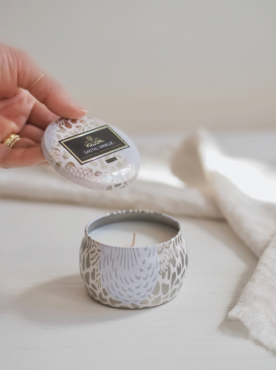 Santal Vanille Mini Tin Candle