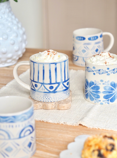 Mosaic Blue Mug, 1 - The Cross Decor & Design