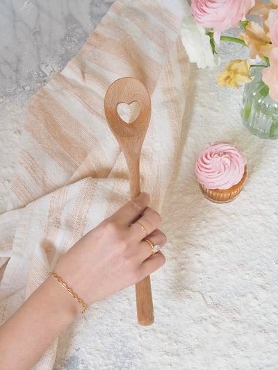 Heartfelt Wooden Spoon