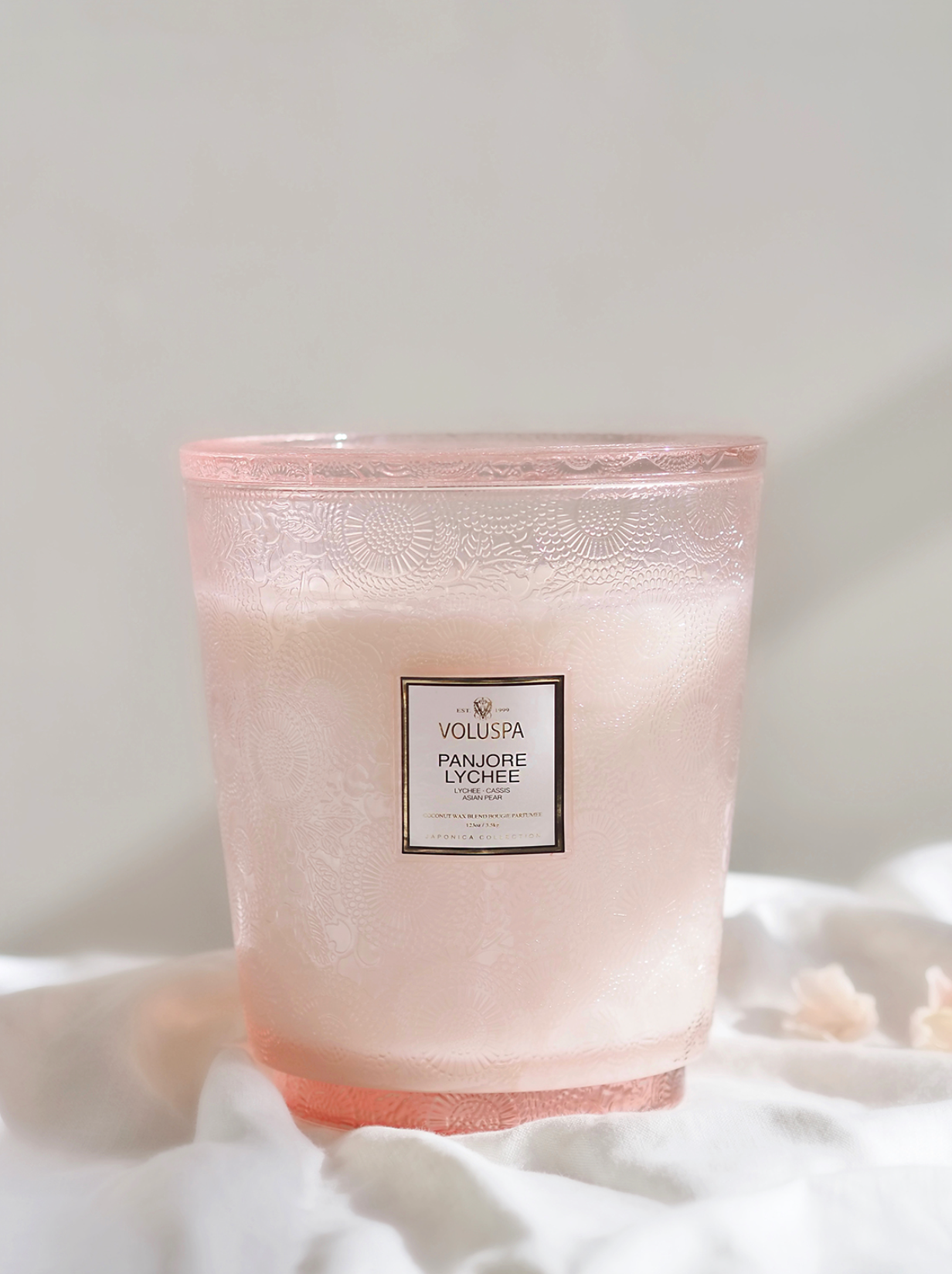 Panjore Lychee 5 Wick Hearth Candle - The Cross Decor & Design