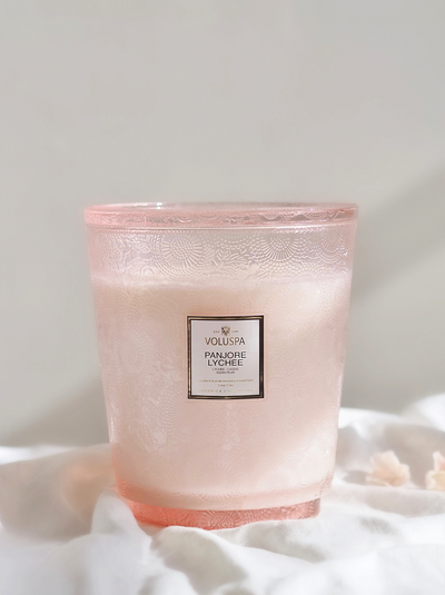 Panjore Lychee 5 Wick Hearth Candle - The Cross Decor & Design