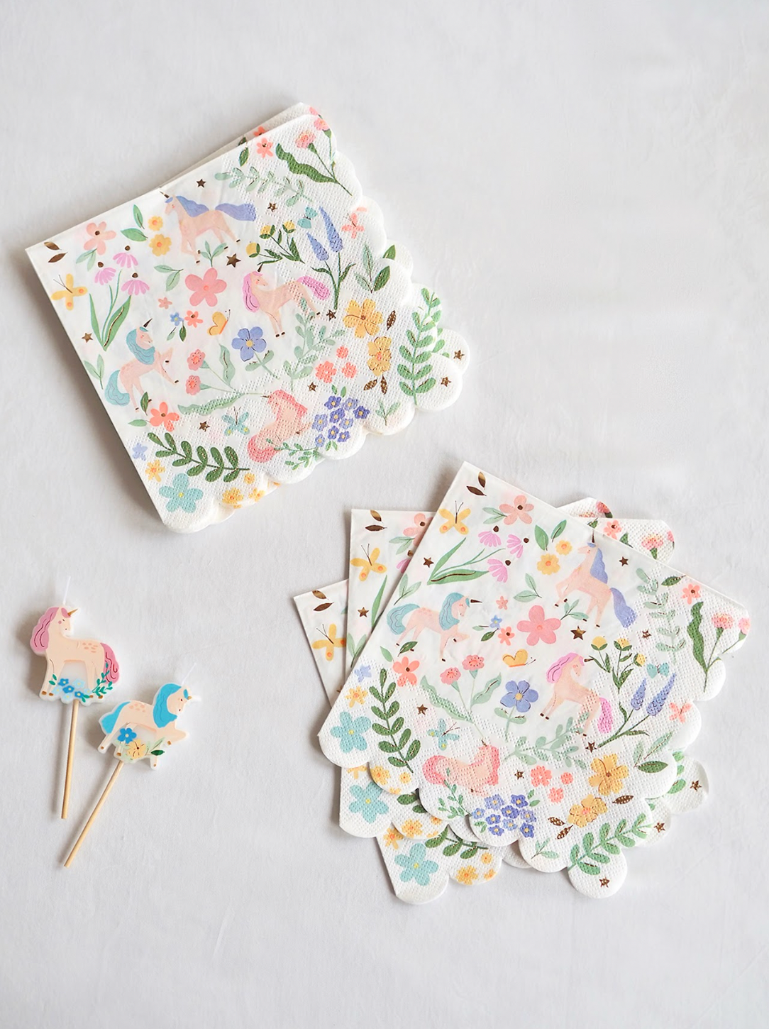 Meadow Unicorns Napkins - The Cross Decor & Design