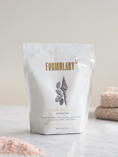 Sea Salt & Sage Bath Salt Soak - The Cross Decor & Design