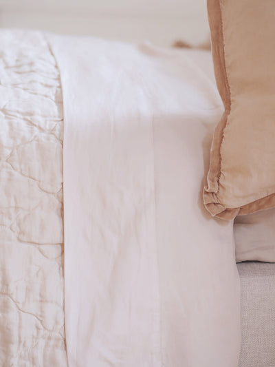 Madera Luxe Pearl Bedding - The Cross Decor & Design