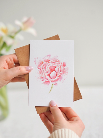 Peony Card - The Cross Decor & Design