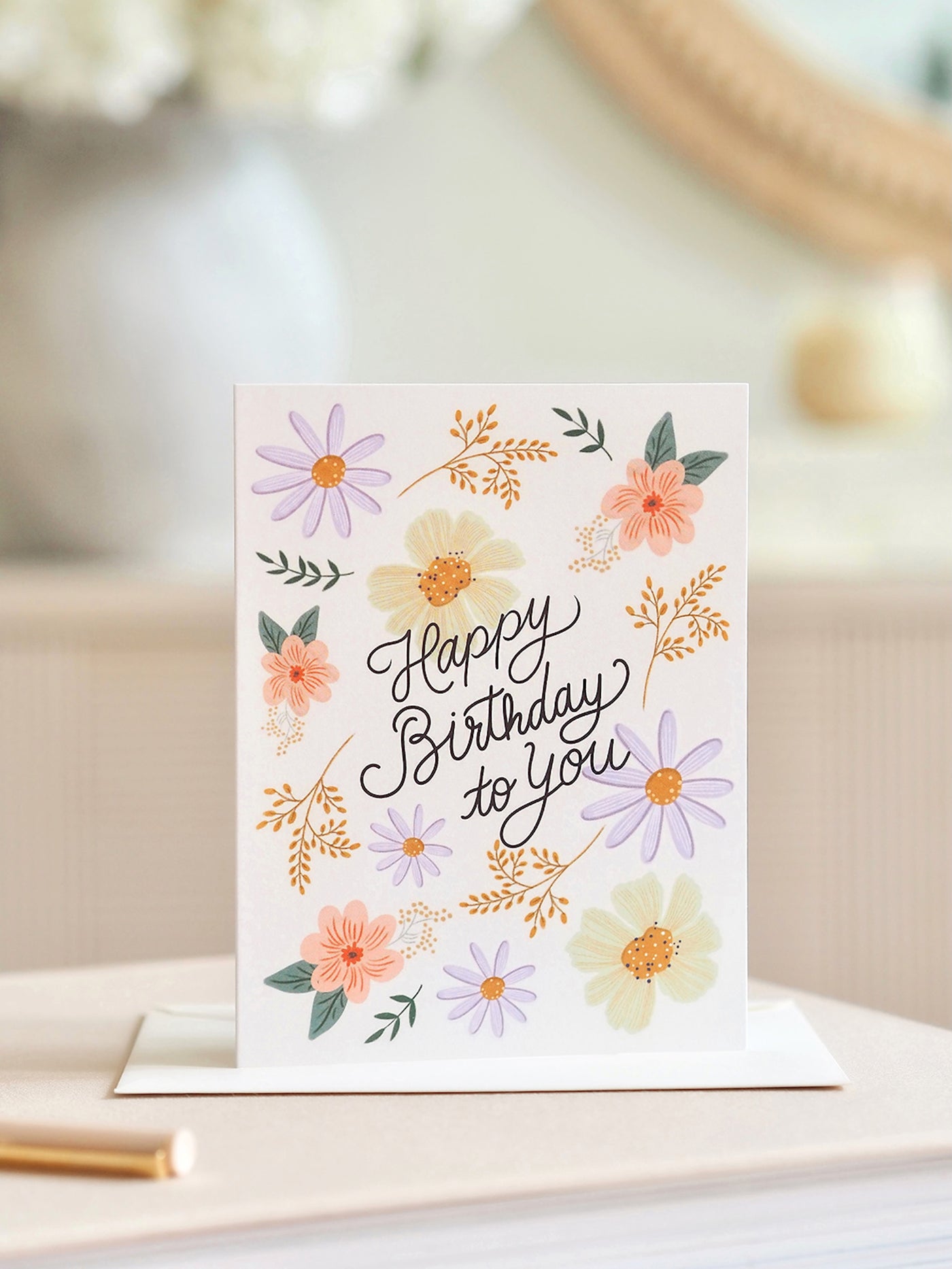 Flourish Birthday Card - The Cross Decor & Design