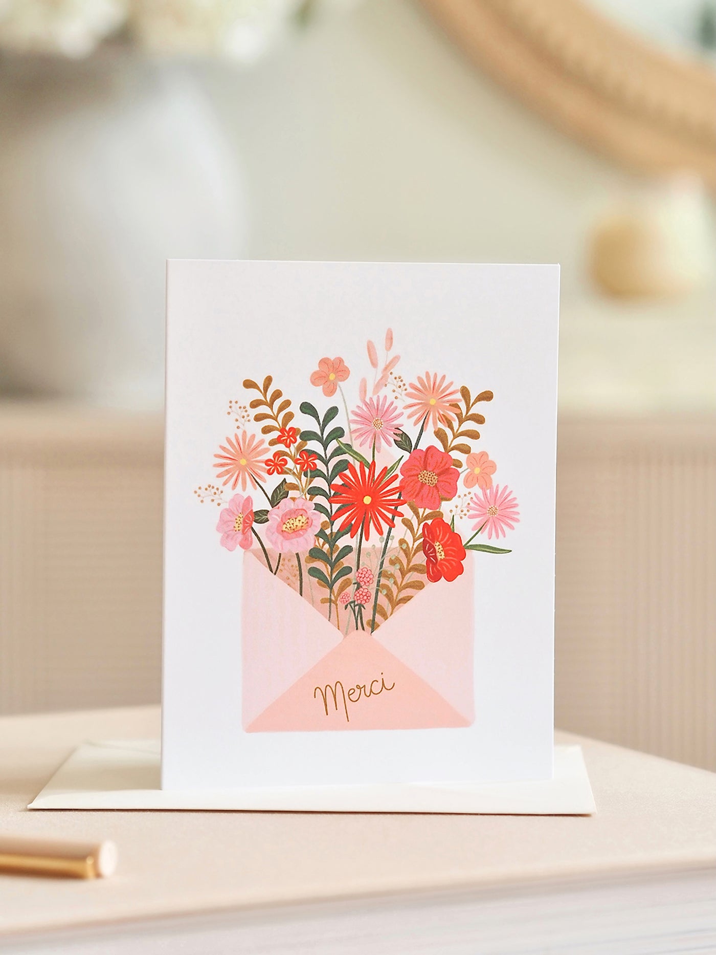 Envelope Merci Card - The Cross Decor & Design