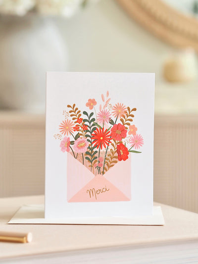 Envelope Merci Card - The Cross Decor & Design