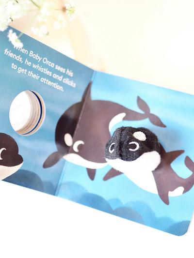 Baby Orca Finger Puppet Book