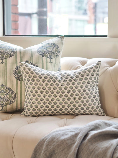 Bailey Azur Pillow | 14x20 - The Cross Decor & Design