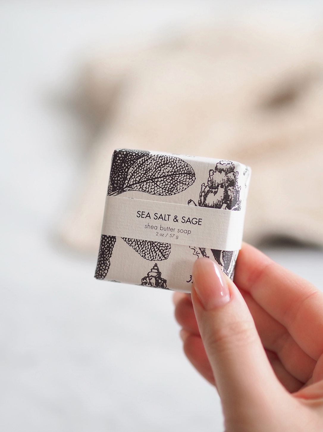 Petite Sea Salt & Sage Bar Soap - The Cross Decor & Design