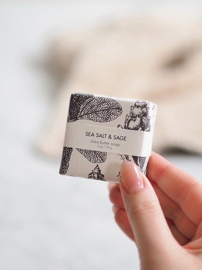 Petite Sea Salt & Sage Bar Soap - The Cross Decor & Design