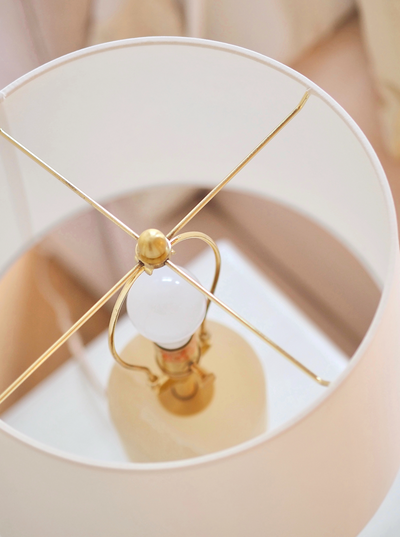 Misty Alabaster Table Lamp - The Cross Decor & Design