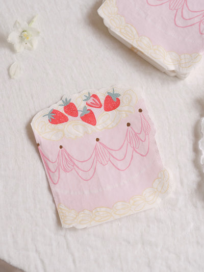 Pink Cake Napkins - The Cross Decor & Design