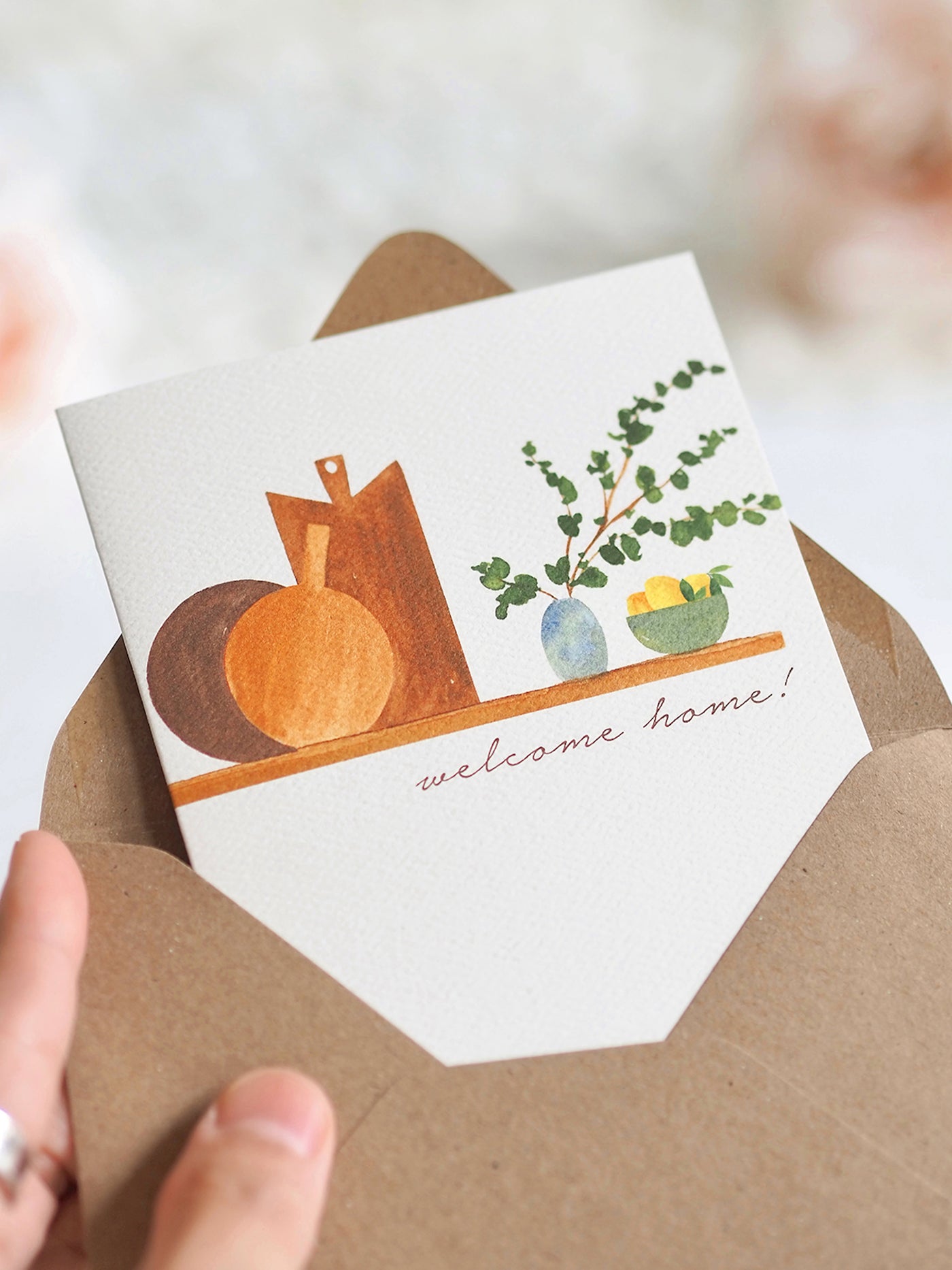 Welcome Home Greeting Card - The Cross Decor & Design