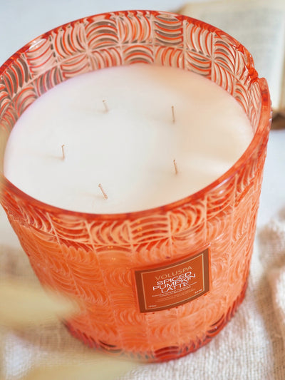 Spiced Pumpkin Latte Candle 5 Wick Hearth