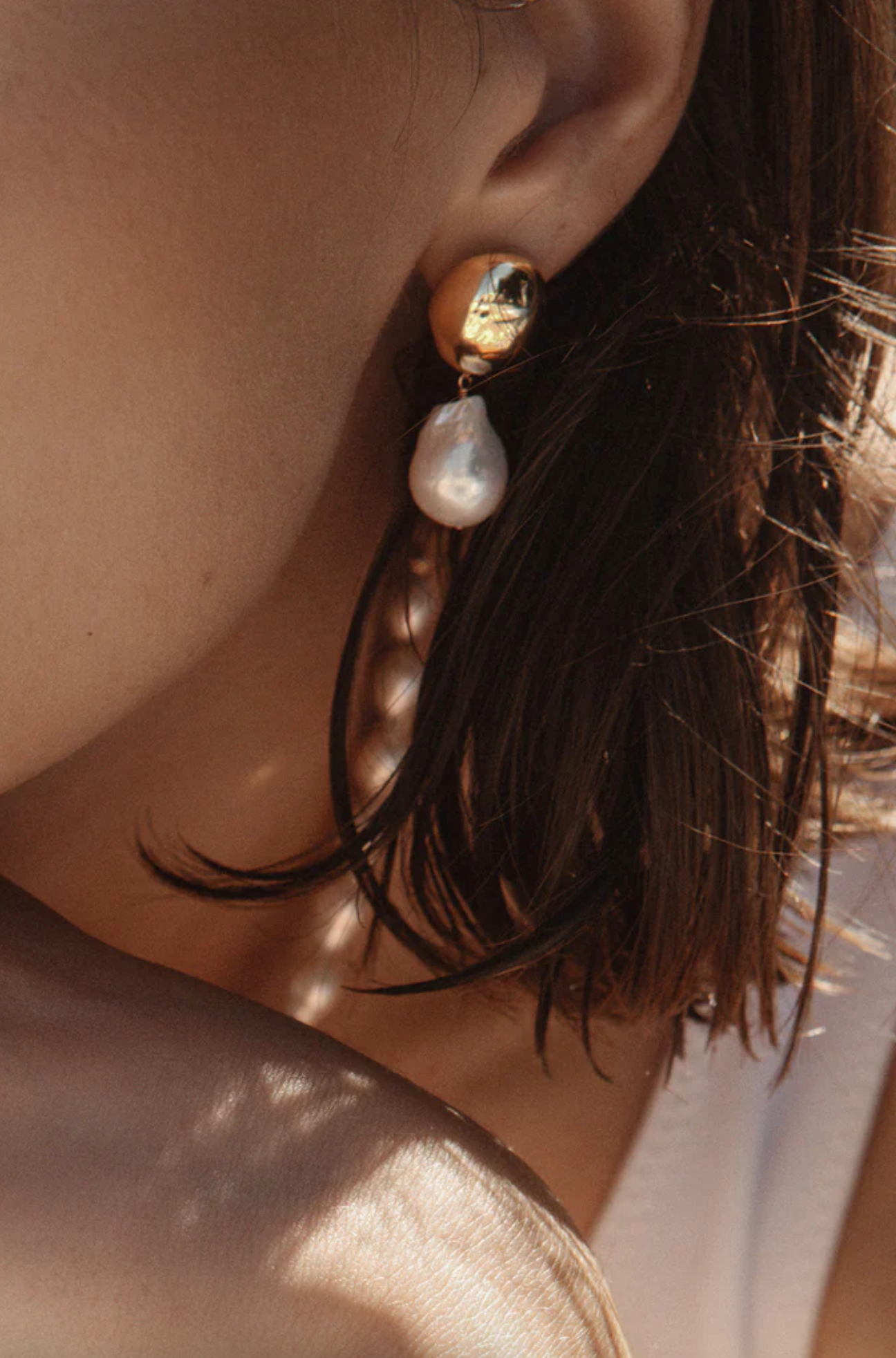 Rosette Pearl Earrings - The Cross Decor & Design