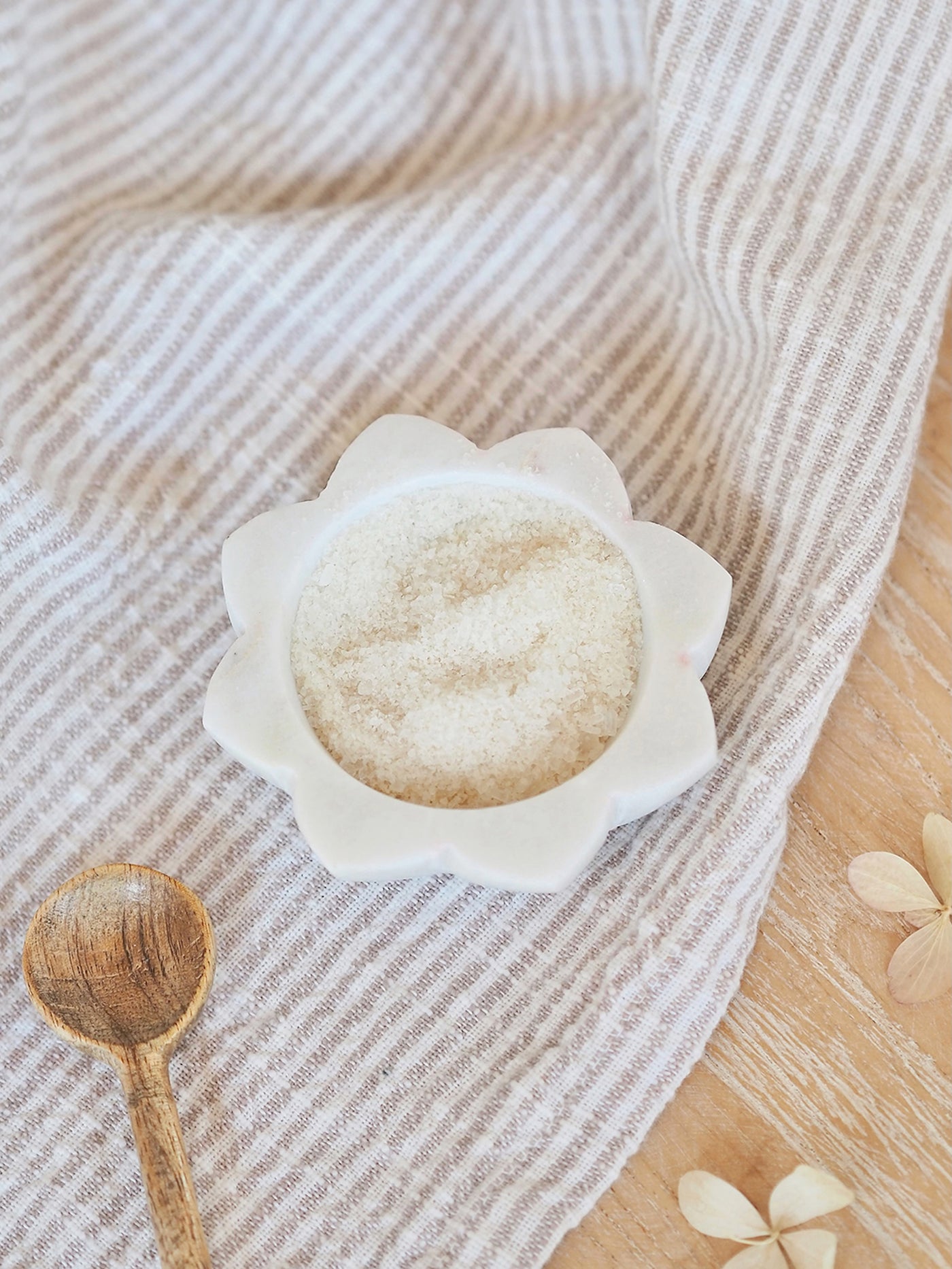 Marble Lotus Pinch Bowl - The Cross Decor & Design