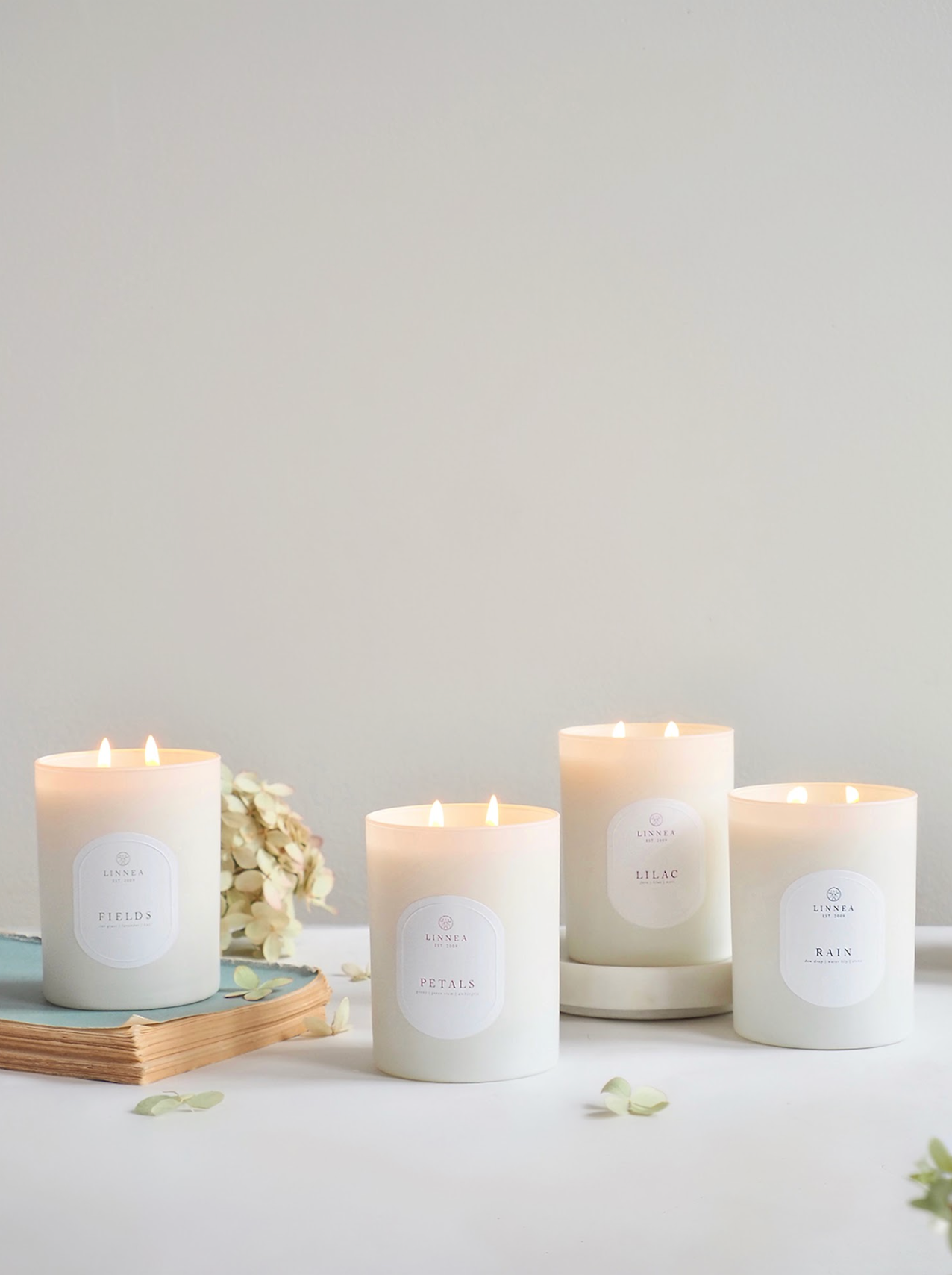 Petals 2 Wick Candle - The Cross Decor & Design