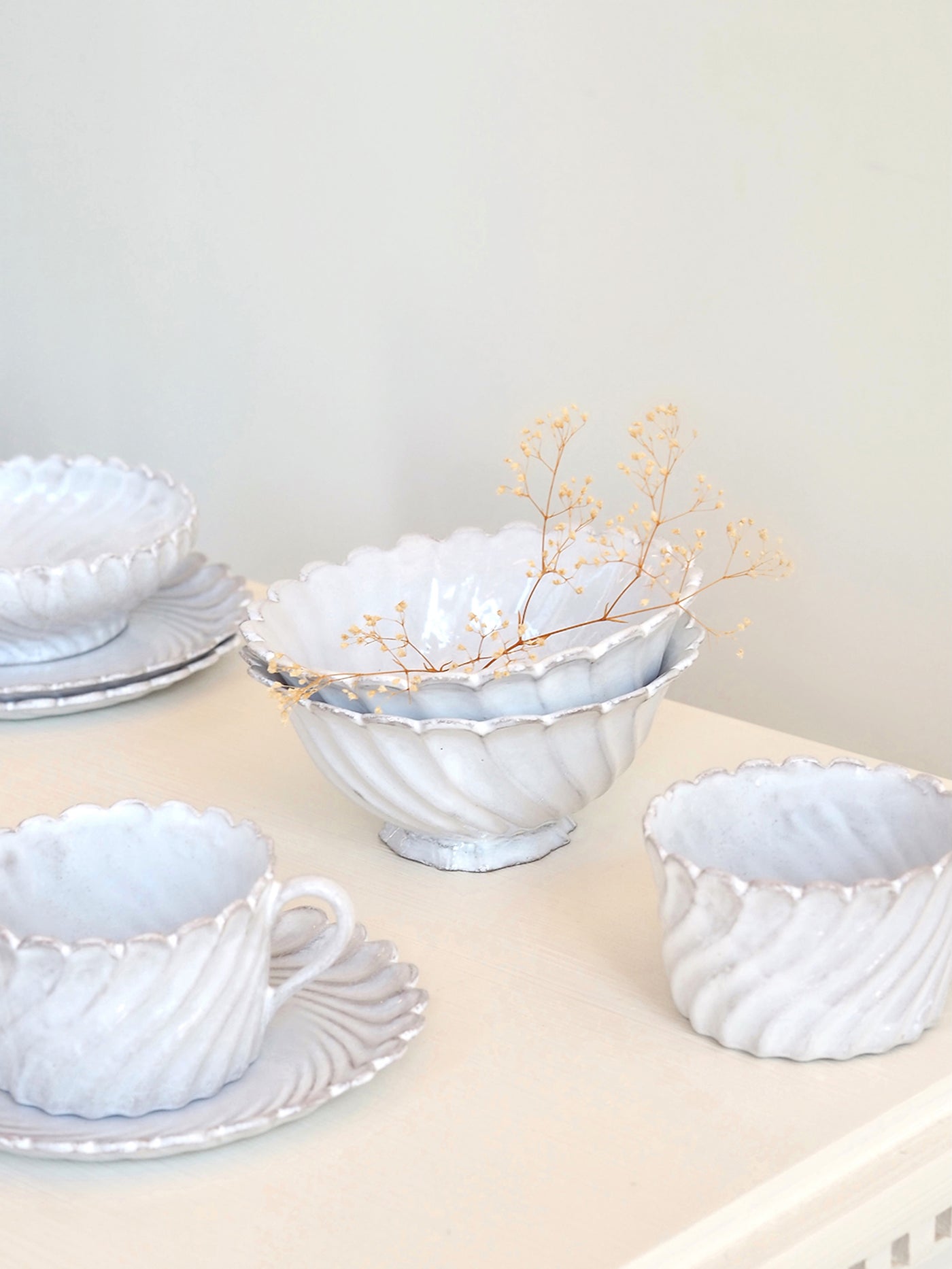 Astier De Villate | Peggy Bowl on Stand | Large - The Cross Decor & Design
