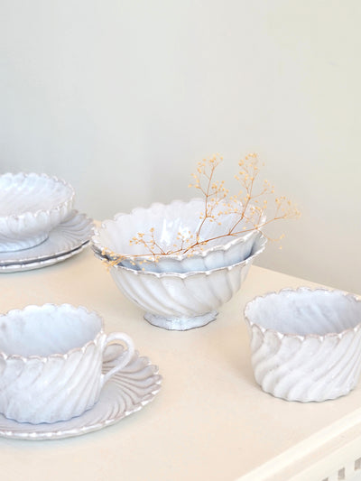 Astier De Villate | Peggy Bowl on Stand | Large - The Cross Decor & Design