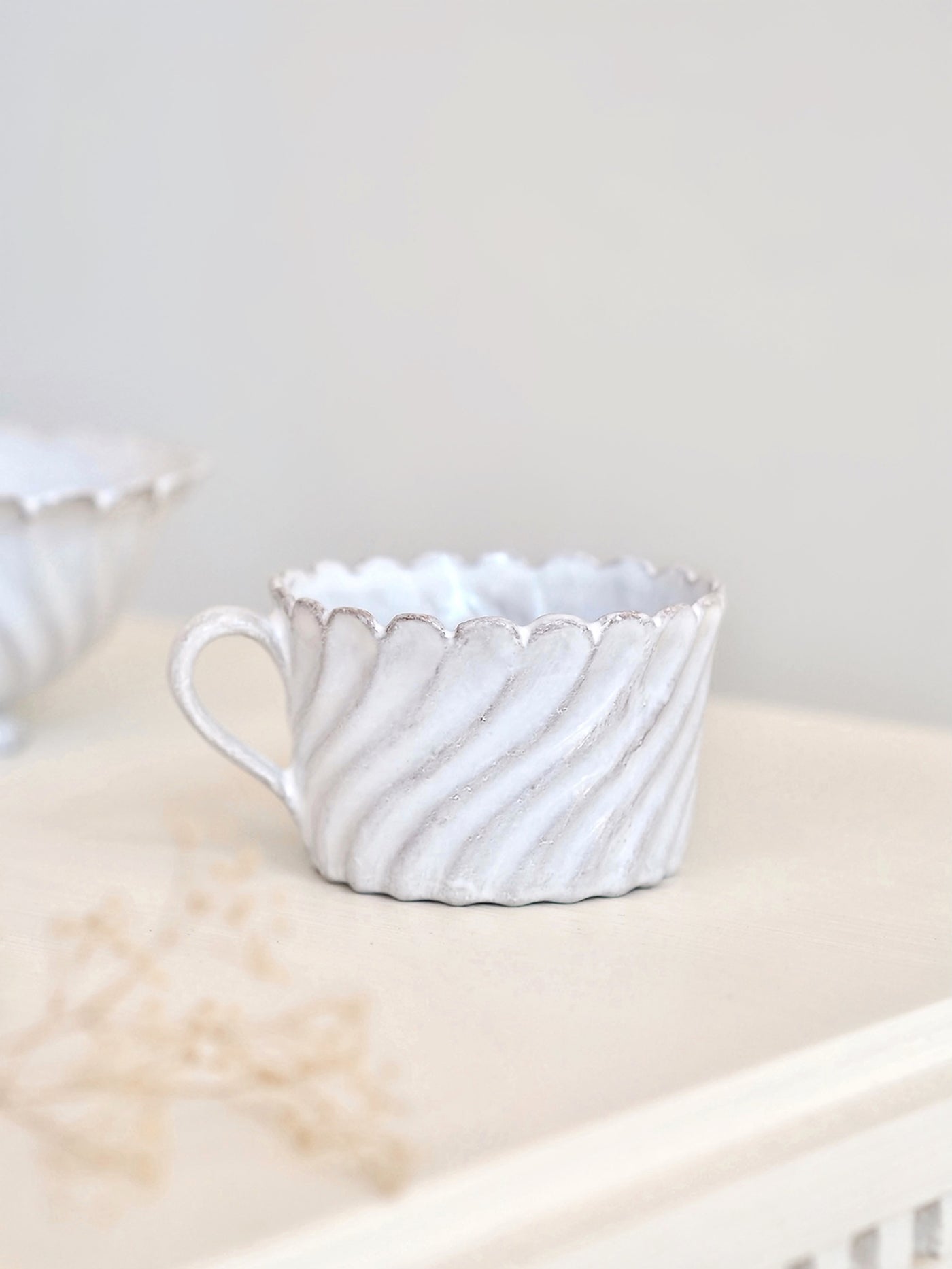 Astier De Villate | Peggy Tea Cup & Saucer - The Cross Decor & Design
