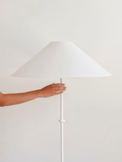 Zealous White Floor Lamp - The Cross Decor & Design