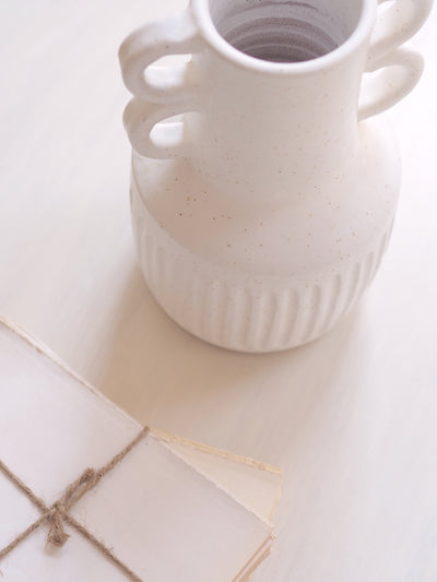 Camilla Ivory Vase - The Cross Decor & Design