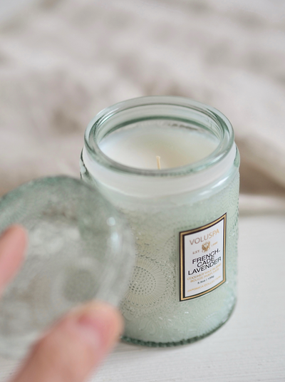 French Cade Lavender Small Jar Candle - The Cross Decor & Design