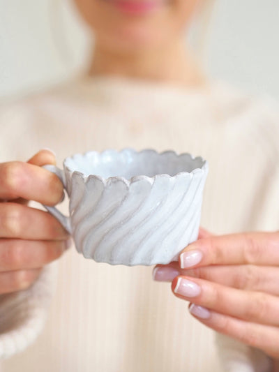 Astier De Villate | Peggy Tea Cup & Saucer - The Cross Decor & Design