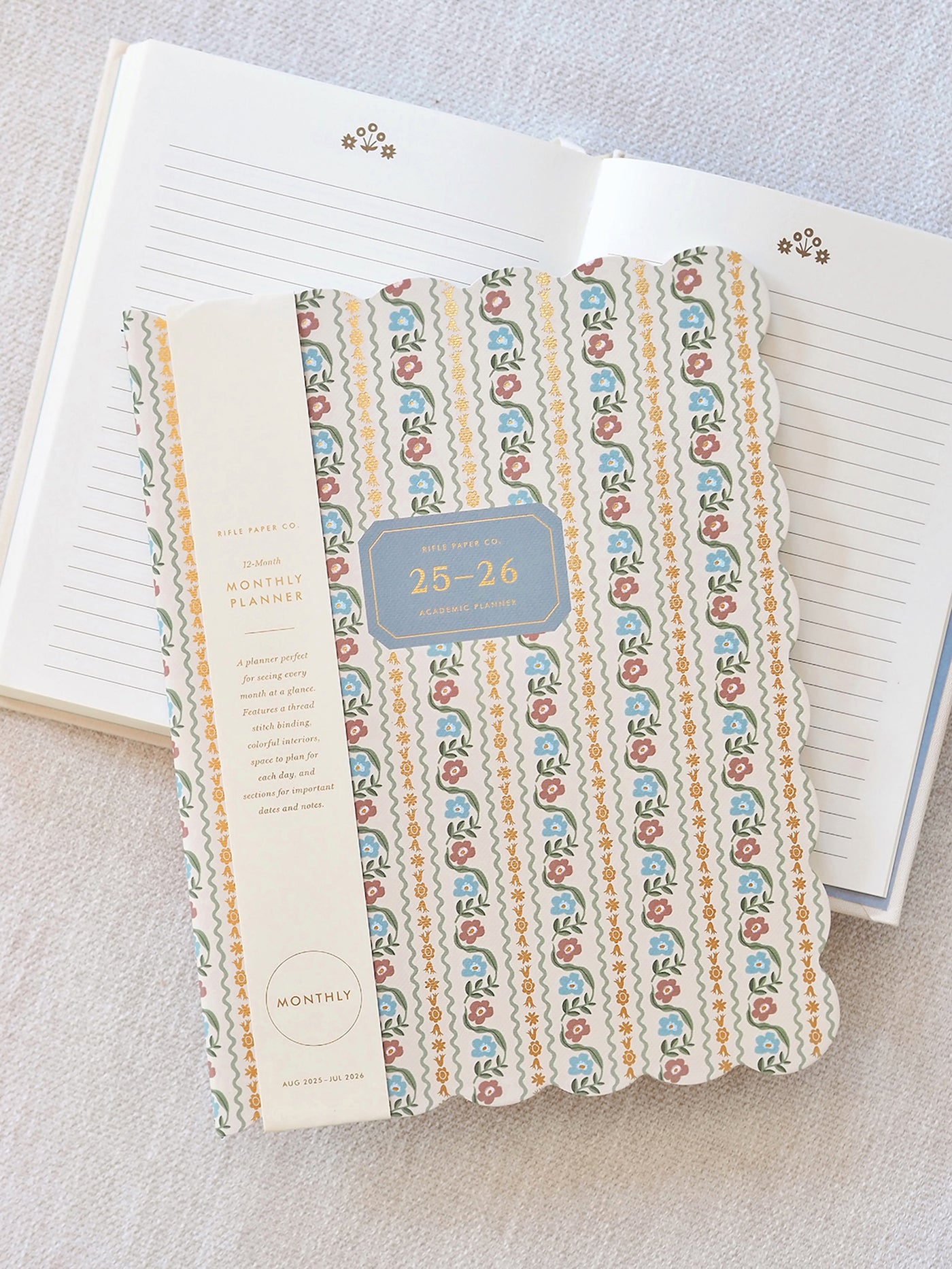 2026 Delphine 12-Month Academic Appointment Notebook - The Cross Decor & Design