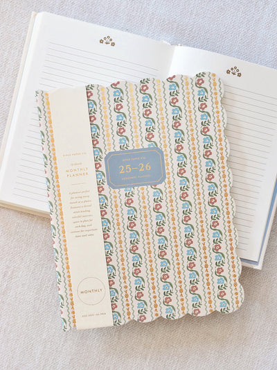 2026 Delphine 12-Month Academic Appointment Notebook - The Cross Decor & Design