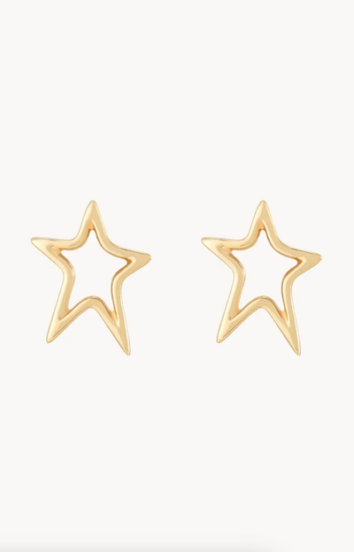 Bright Star Studs | 14K Gold