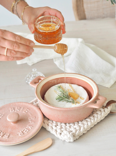 Glass Beehive Honey Pot w/ Dipper - The Cross Decor & Design